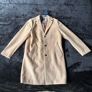 Abercrombie & Fitch Men's Beige Trench Coat